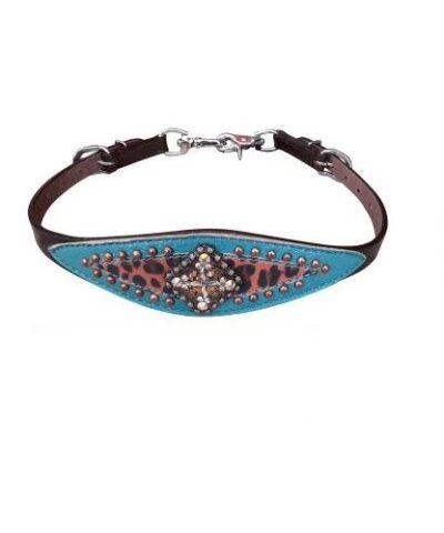 Cheetah Print & Turquoise Wither Strap