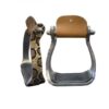 Bedazzled Cheetah Aluminum Stirrups