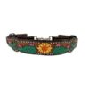 Sunflower and Cactus Painted Wither Strap