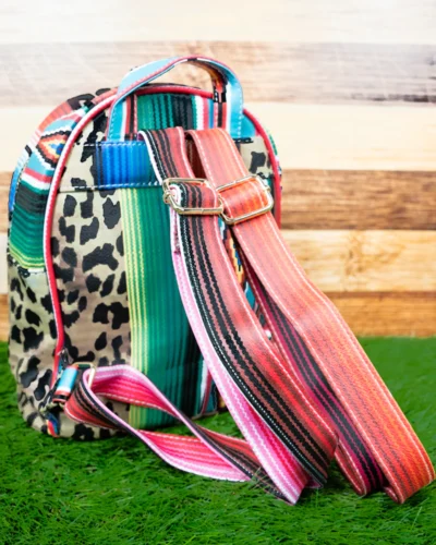 Alternative view of Wild Serape Faux Leather Small Sadie Sue Backpack