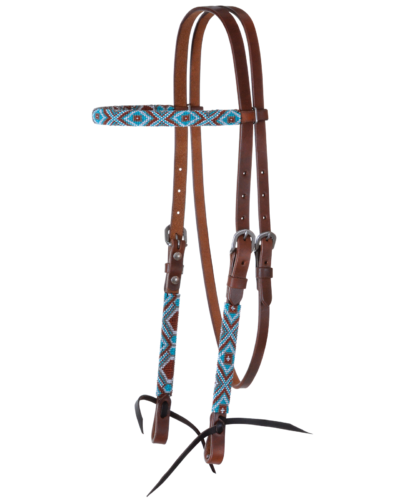 Circle Y Aztec Infinity Wrapped Harness Browband Headstall