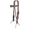 Reinsman Turquoise & Rawhide Browband Headstall