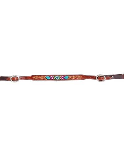 Rafter T Beaded Inlay Wither Strap