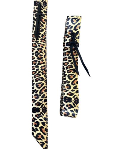 Cheetah Print Nylon Off Billet Or Tie Strap