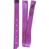 Raspberry Snakeskin Off Billet & Tie Strap
