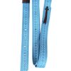 Turquoise Snake Print Off Billet & Tie Strap