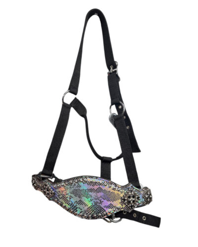 Snakeskin Overlay Nylon Bronc Halter