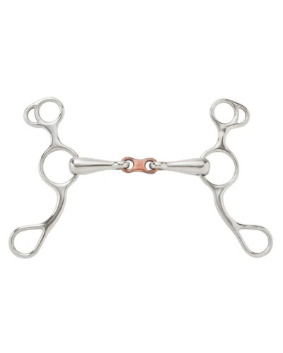 French Link Sliding Gag Bit