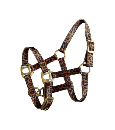 Foal/Mini Size Nylon Cheetah Halter