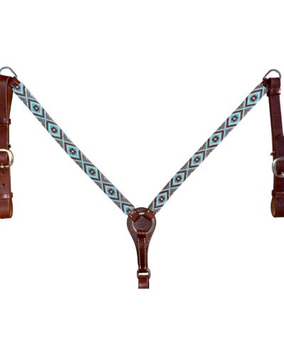 Circle Y Aztec Infinity Wrapped Breastcollar