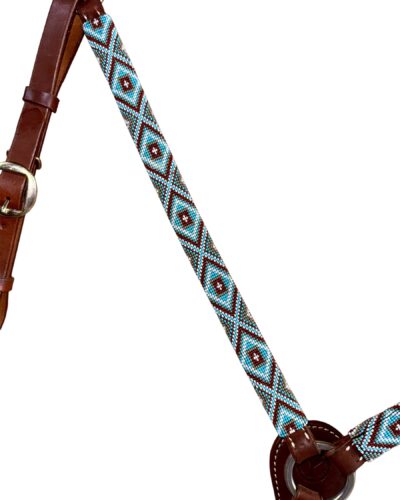 Alternative view of Circle Y Aztec Infinity Wrapped Breastcollar