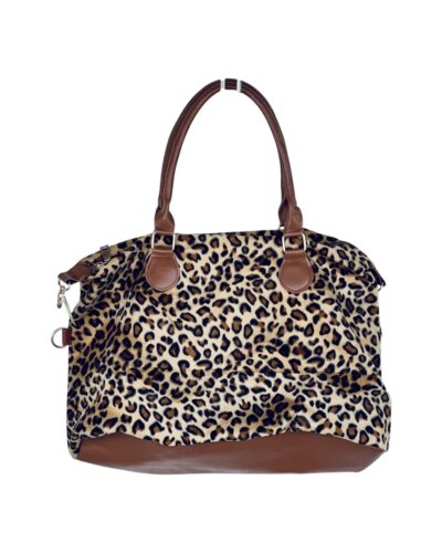 Leopard Printed Large Tote Bag