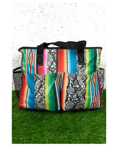 Slithering Serape Large Organizer Tote