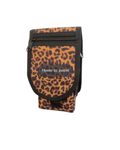 Leopard Print Cordura Cell Phone/Accessory Case