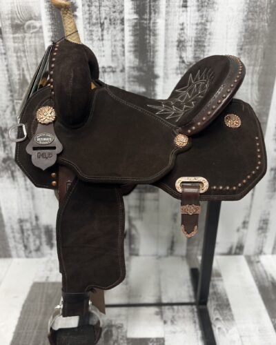 Circle Y Martha Josey Lightweight Lightspeed Barrel Saddle - Image 3