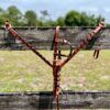 Black Laced Headstall & Breastcollar Set