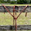 Cheetah Print Laced Headstall & Breastcollar Set