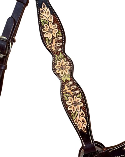 Alternative view of Circle Y Dogwood Desert Breastcollar