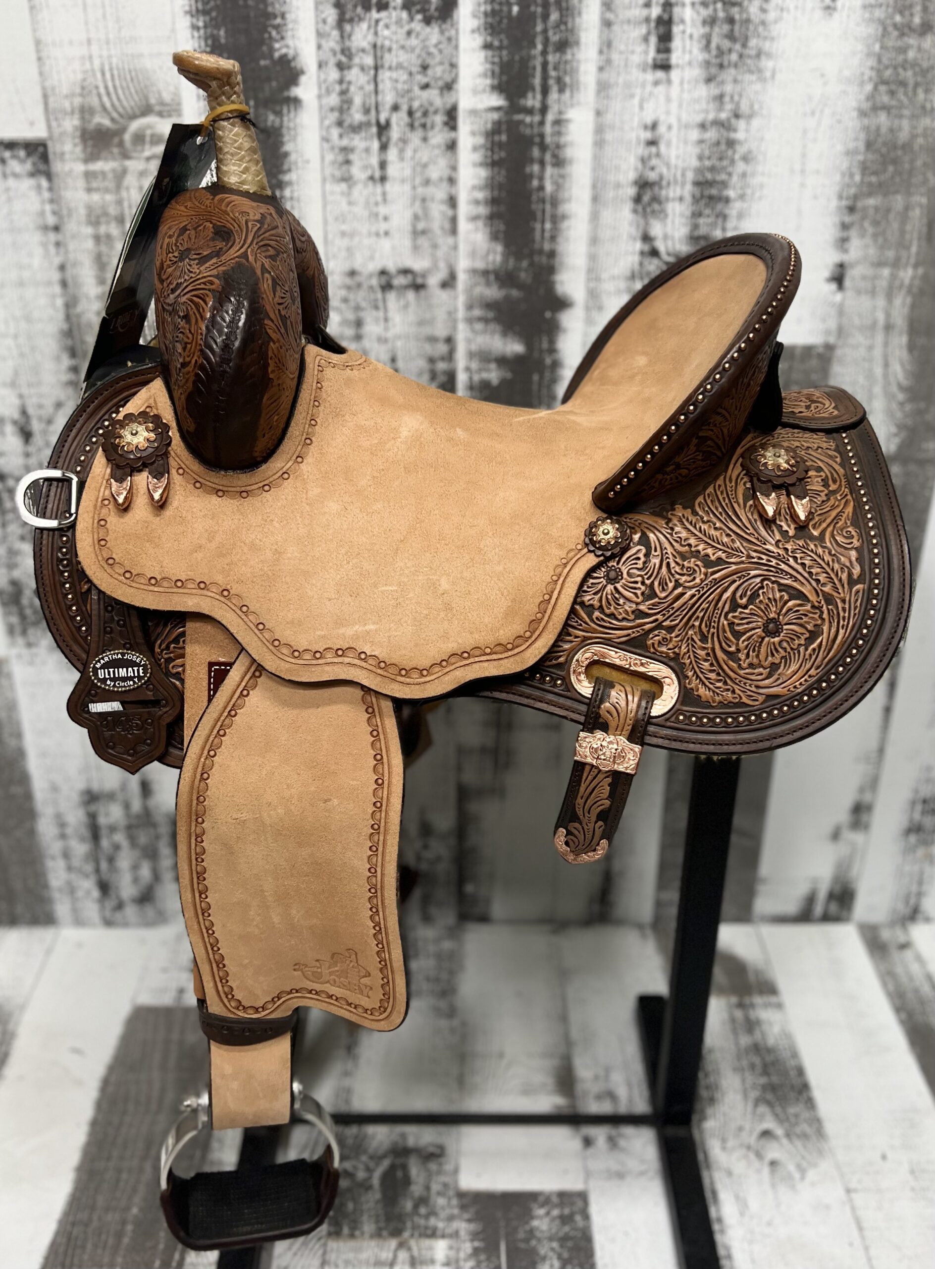 Circle Y Martha Josey Ultimate Cash Hardseat Barrel Saddle MJ79 - Image 5
