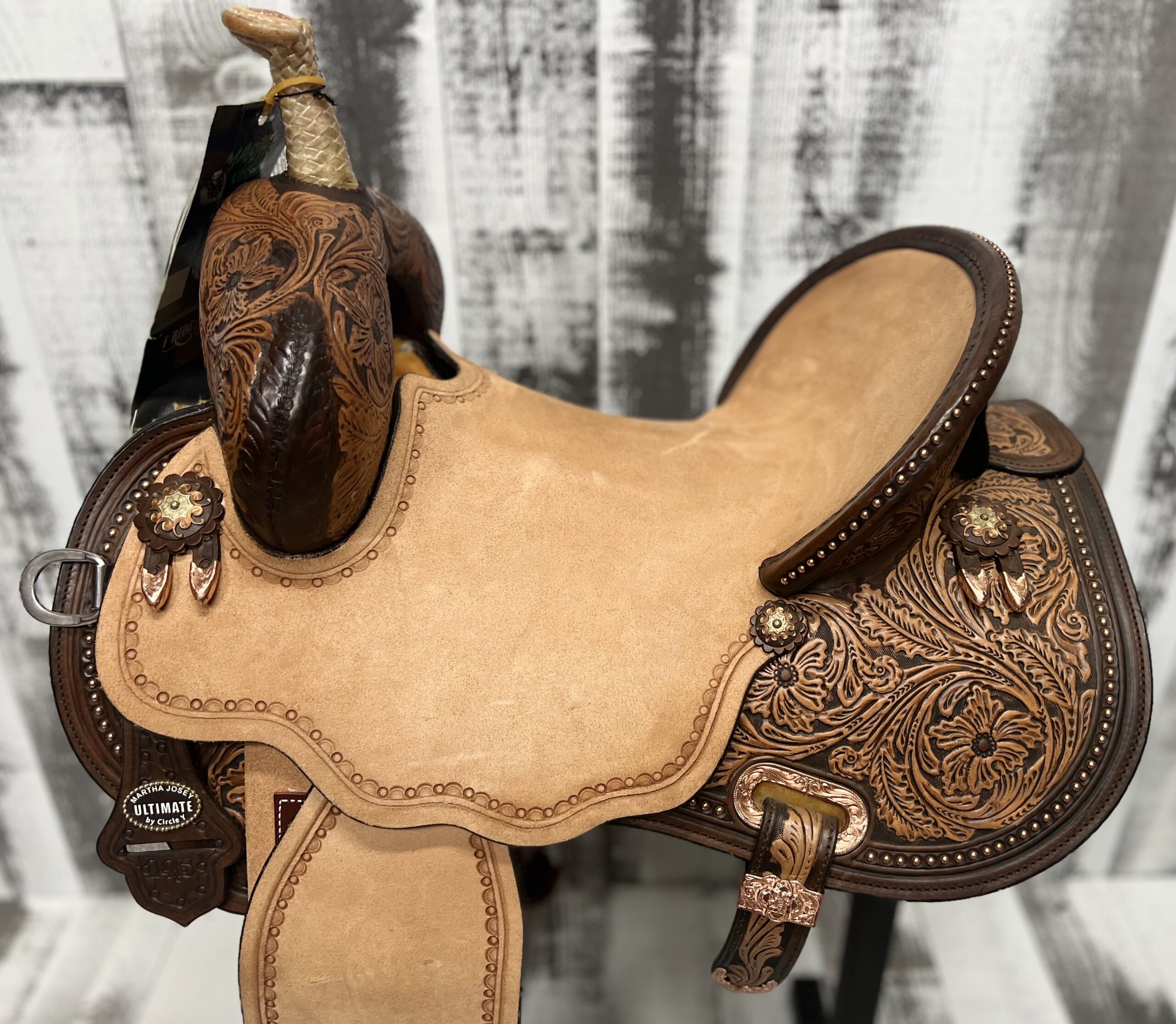 Circle Y Martha Josey Ultimate Cash Hardseat Barrel Saddle MJ79 - Image 6