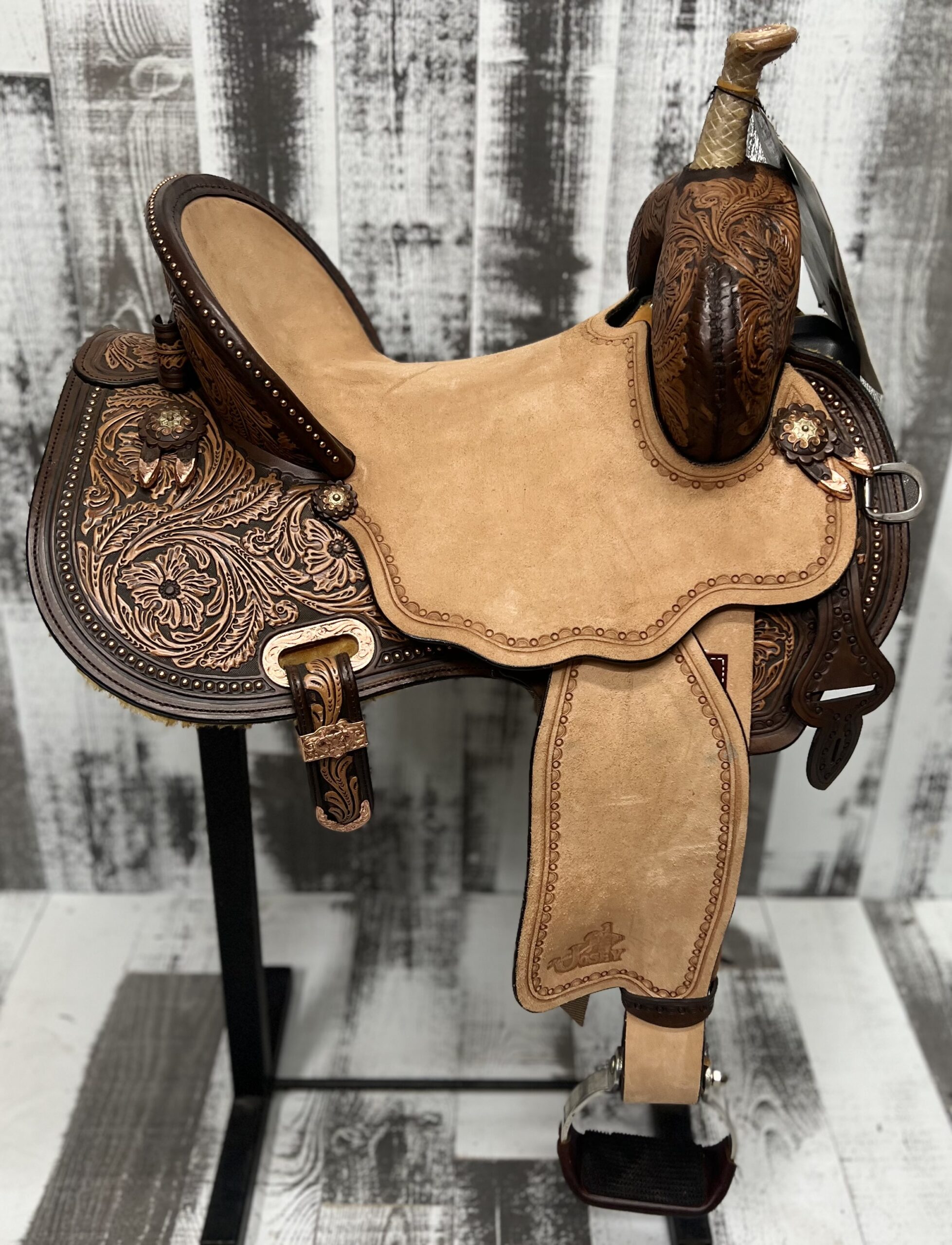 Circle Y Martha Josey Ultimate Cash Hardseat Barrel Saddle MJ79 - Image 8