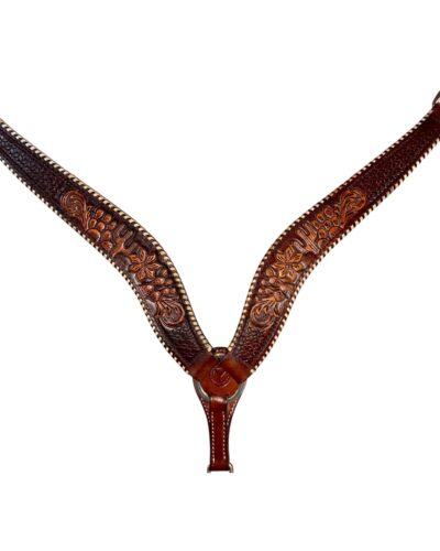 Circle Y Desert Rawhide Edge Breastcollar