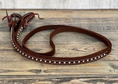 Chocolate Roughout Spotted Single Rein