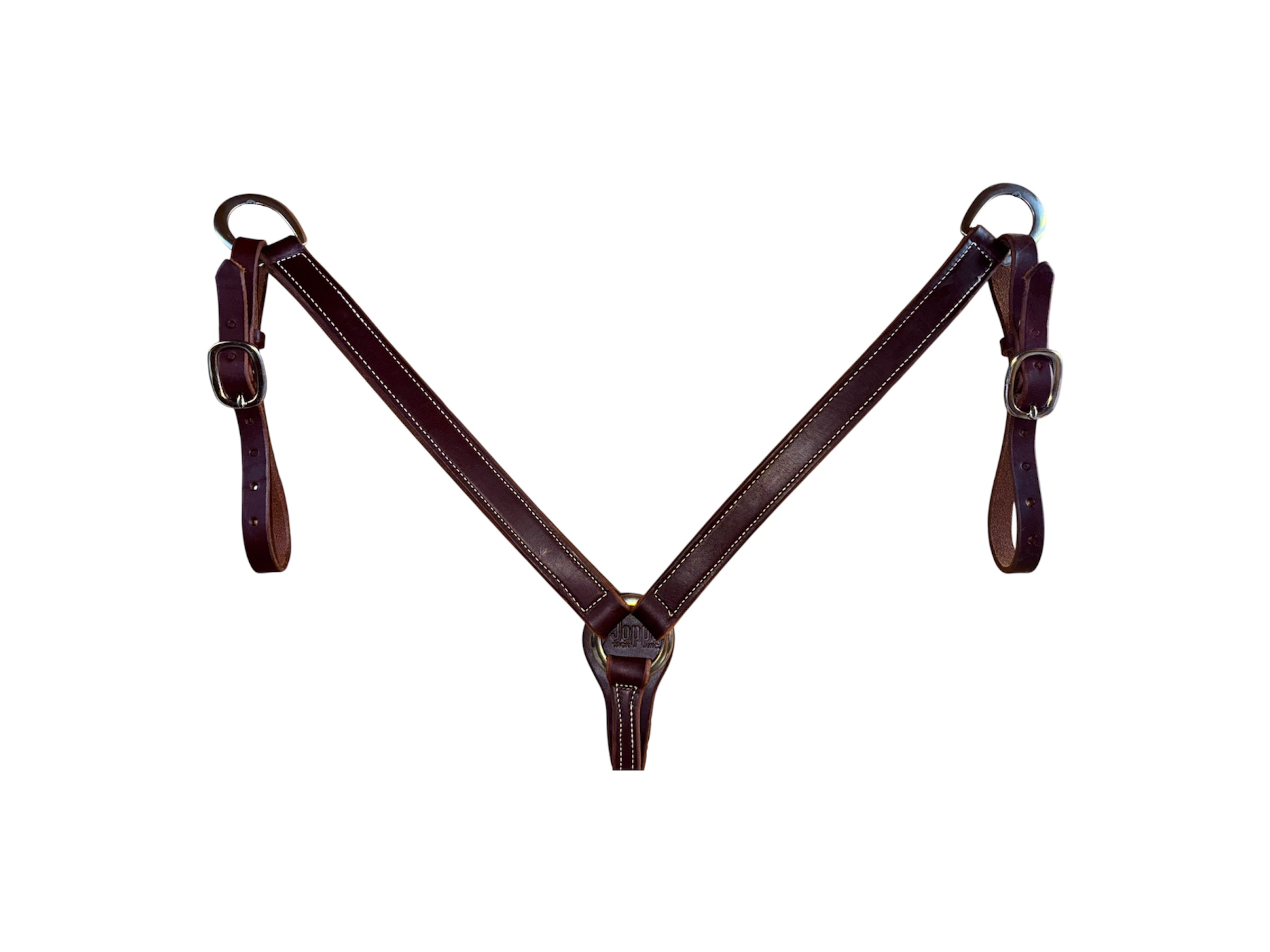 Cutter Breast Collar 1 1/4" Oiled Harness Leather
