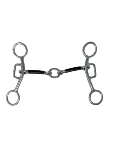 Stainless Steel Dogbone Snaffle with Rings