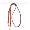 Martin Saddlery Latigo Purple Laced Barrel Rein