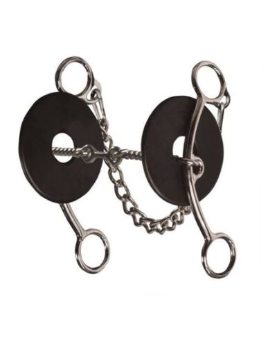Professionals Choice Lifter Series Three Piece Twisted Wire Snaffle Bit