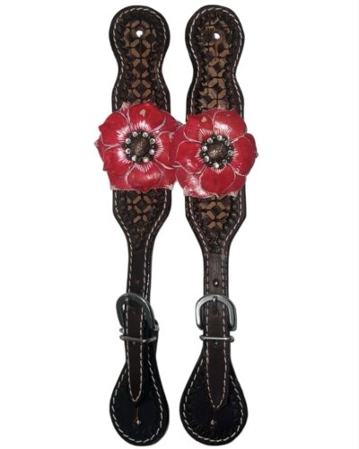 Zinnia Flower Spur Straps