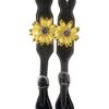 Yellow Sunflower Spur Straps