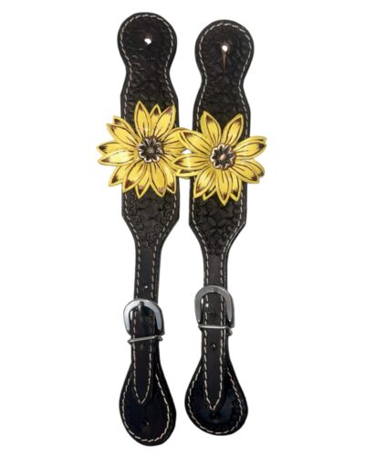 Yellow Sunflower Spur Straps