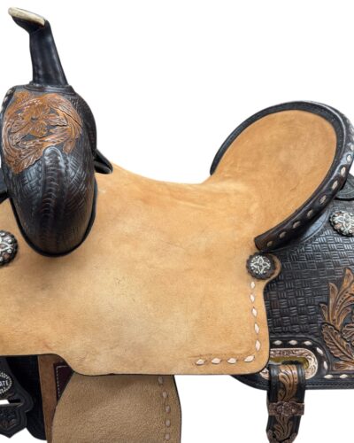 14.5'' Circle Y Martha Josey Legend Barrel Saddle - Image 3