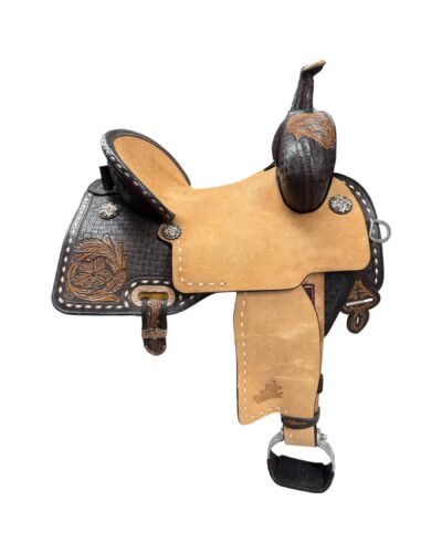 14.5'' Circle Y Martha Josey Legend Barrel Saddle - Image 4