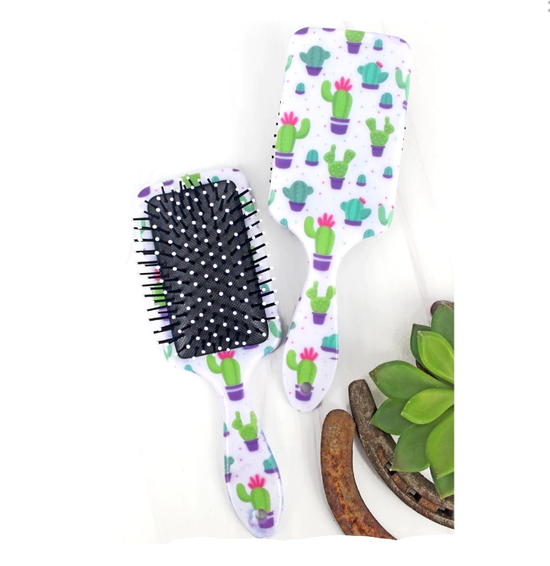 Sugarland Cactus Paddle Hair Brush  Jopps Tack