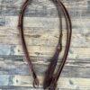 Heavy Oiled Harness Leather Rommel Reins