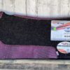 Professionals Choice Charcoal/Wine Cowboy Felt Air Ride Saddle Pad
