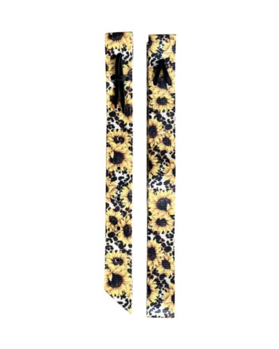 Sunflower Printed Nylon Off Billet & Tie Strap Set