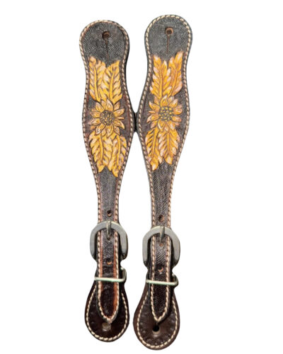 Circle Y Golden Sunflower Spur Straps