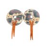 Snakeskin Print Leather Bit Guards