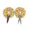 Sunflower Printed Leather Bit Guards