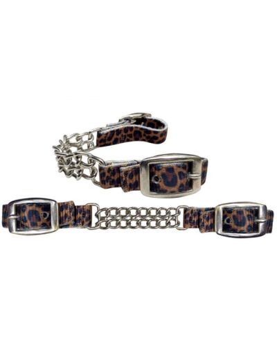 Nylon Cheetah Print Nylon Curb Chain