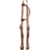Tiger Printed Design Nylon 1-Ear Headstall