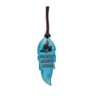 3 Barrels, 2 Hearts, 1 Dream Painted Tie On Feather Charm