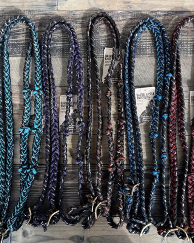 Martha Josey Braided Barrel & Pole Reins