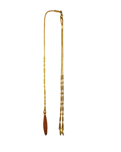 Natural Braided Rawhide Rommel Reins