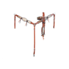 Cowhide Browband Headstall & Breastcollar Set