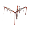 Cowhide 1-Ear Headstall & Breastcollar Set